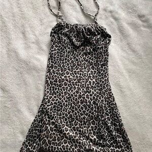 PrettyLittleThing Leopard Print Dress
